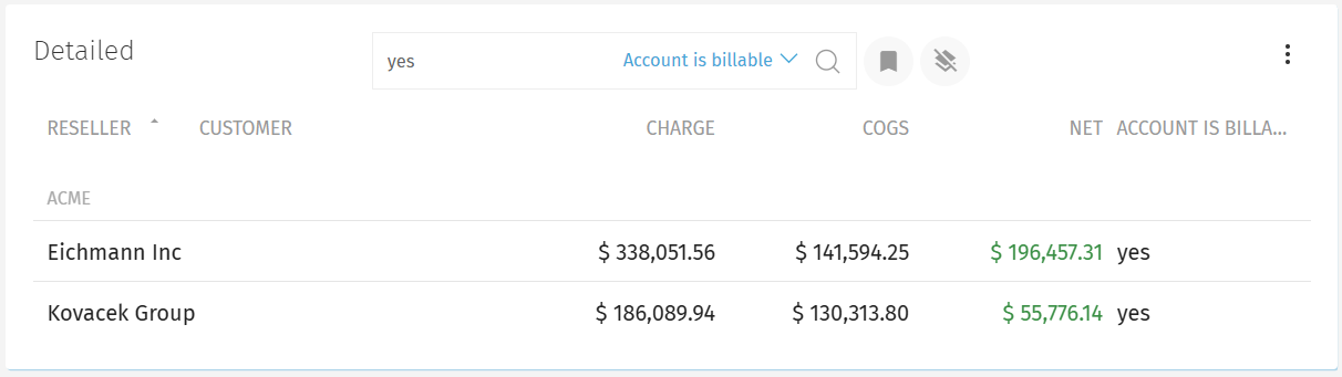 Metadata columns in Accounts detailed view